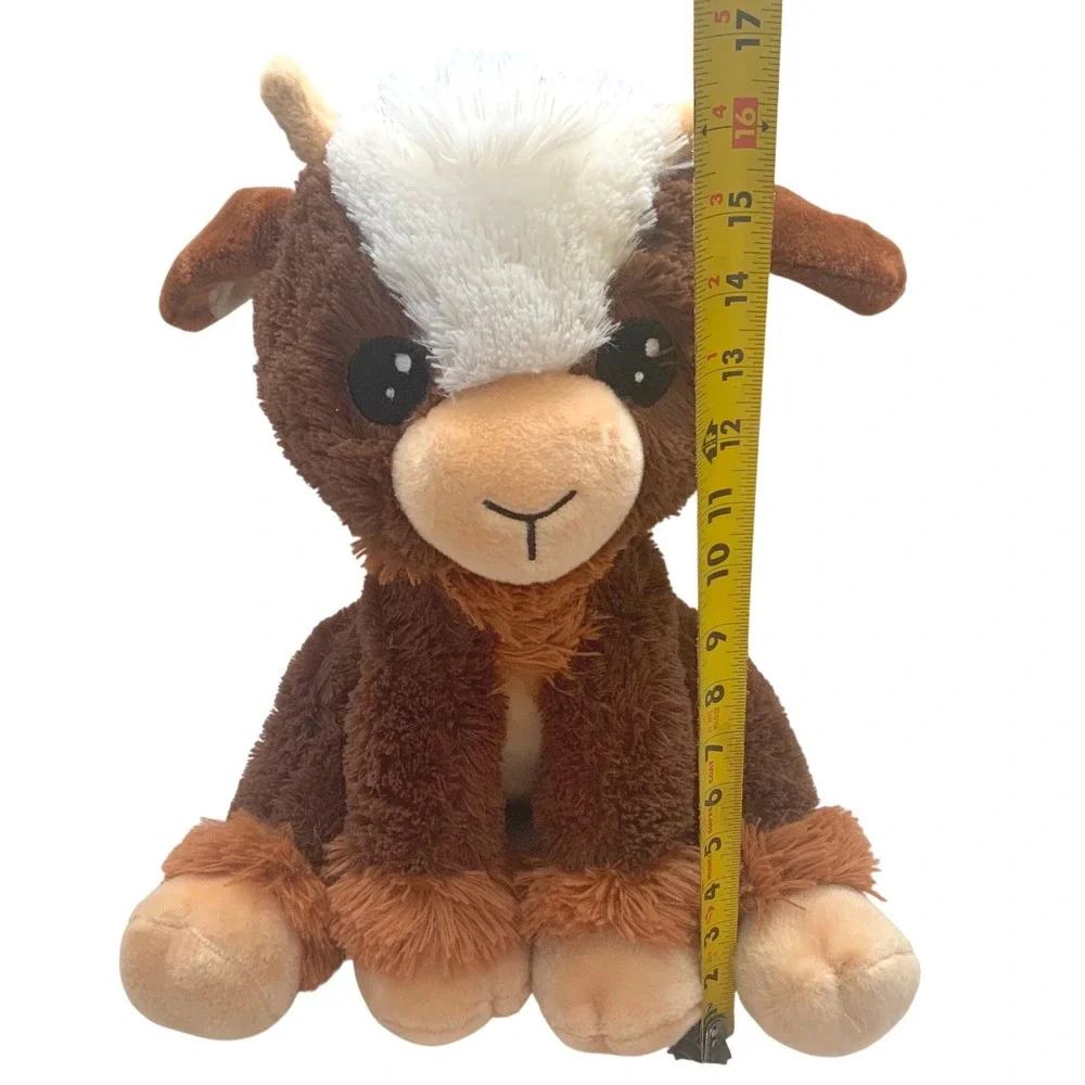 Fiesta Brown White Goat Plush 16